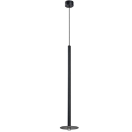 Φωτιστικό Οροφής Charisma 4290800 Φ16,5x60cm Led 360lm 6W 3000K Black Viokef