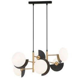 Φωτιστικό Οροφής Darcy 4292200 62x181cm 6xG9 25W Multi Viokef