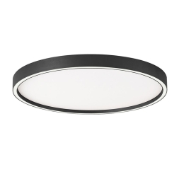 Φωτιστικό Οροφής - Πλαφονιέρα Vanessa 4292800 LED 38W 3000K/4000K 1530Lm 50x5cm Black Viokef