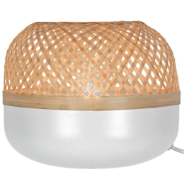 Φωτιστικό Επιτραπέζιο Saline 4295700 25x21cm 1xE27 40W Natural-White Viokef