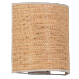 Φωτιστικό Τοίχου - Απλίκα Amanda 4297000 20x10,5x22,5cm 1xE27 40W Natural-White Viokef