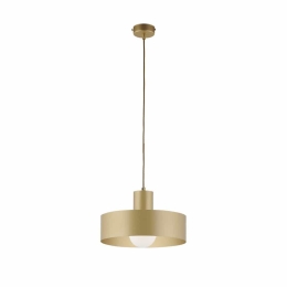 Φωτιστικό Οροφής Κρεμαστό Norton 4184902 E27 1xMAX 60W 25x180cm Gold Viokef