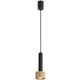 Φωτιστικό Οροφής Polo 4300401 Φ9x184cm 1xGu10 20W Black-Gold Viokef