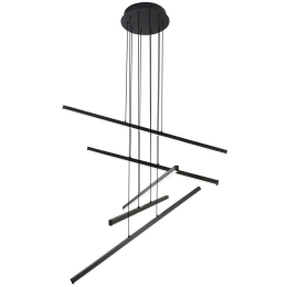 Φωτιστικό Οροφής Ray 4301400 80,5x140cm Led 1829lm 60W 3000K Black Viokef
