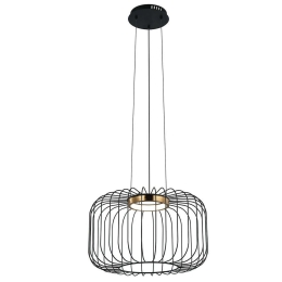 Φωτιστικό Οροφής Igor 4303700 Φ30x180cm Led 282lm 9W 3000K Bronze-Black Viokef