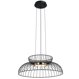 Φωτιστικό Οροφής Igor 4303800 Φ50x168cm Led 282lm 9W 3000K Bronze-Black Viokef