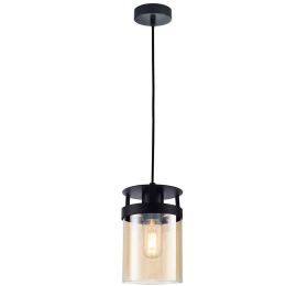 Φωτιστικό Οροφής Betty 4304800 Φ12x150cm 1xE27 40W Amber-Black Viokef