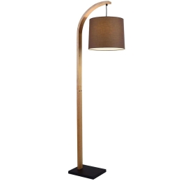 Φωτιστικό Δαπέδου Hana 4305600 55x150cm 1xE27 40W Natural-Black Viokef