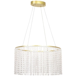 Φωτιστικό Οροφής Sol 4306200 50x118,5cm Led 1850lm 28W 3000Κ Clear-Gold Viokef