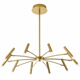 Φωτιστικό Οροφής Secret 4309001 Φ80x130cm Led 2885lm 50W 3000K Gold Viokef