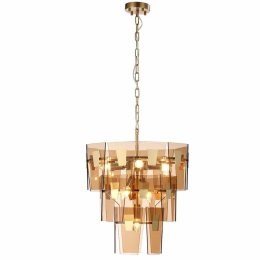 Φωτιστικό Οροφής Isabella 4309100 Φ48x105cm 6xE14 40W Honey-Gold Viokef