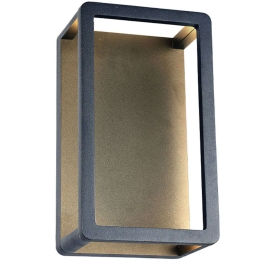 Φωτιστικό Τοίχου - Απλίκα Nat 4309500 15,1x26,1cm Led 240lm 10W 3000K Dark Grey Viokef