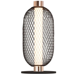 Φωτιστικό Επιτραπέζιο Margot 4311700 Φ12x25cm Led 449lm 8W 3000K Black-Gold Viokef