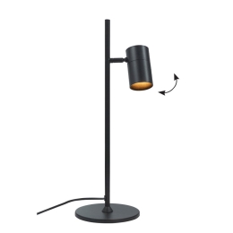 Επιτραπέζιο Φωτιστικό Sid 4316700 GU10 1xMax 25W 16x50cm Black Viokef