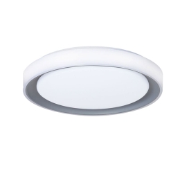 Φωτιστικό Οροφής - Πλαφονιέρα Tania 4298800 LED 25W 3000K/4000K/6000K 2070Lm 39,5x7,5cm Grey-White Viokef