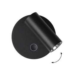 Φωτιστικό Τοίχου - Απλίκα Tara 4319601 LED 4W 205Lm Black Viokef