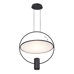 Φωτιστικό Οροφής Κρεμαστό Kruz 4319700 GU10 2xMax 40W 60x250cm Black Viokef