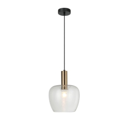 Φωτιστικό Οροφής Κρεμαστό Oliver 4322800 E27 LED 1xMax 40W 25x189cm Clear Viokef