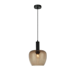 Φωτιστικό Οροφής Κρεμαστό Oliver 4322801 E27 LED 1xMax 40W 25x189cm Brown Viokef