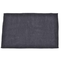 Πατάκι Μπάνιου 798582 80x50cm Anthracite Ankor 50 X 80 Πολυέστερ