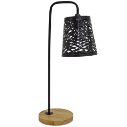 Φωτιστικό Επιτραπέζιο 826971 14x20x50cm Ε14 40W Natural-Black Ankor