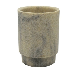 Ποτηροθήκη 829590 7,3x7,3x10cm Beige Ankor Πολυέστερ