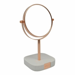 Καθρέπτης Επιτραπέζιος 829729 10x4,5x21cm White-Rose Gold Ankor Πολυέστερ