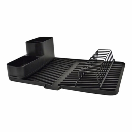 Πιατοθήκη 829934 42,5x29x12cm Black Ankor Μέταλλο,Πλαστικό