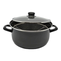 Φριτέζα Εμαγιέ Ε832118 24x11,5cm Black Ankor 24cm Εμαγιέ
