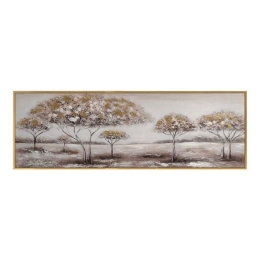 Πίνακας Καμβάς Δέντρα 832569 120x60cm Multi Ankor Οριζόντιοι Καμβάς