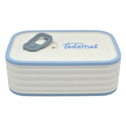 Φαγητοδοχείο 833948 15,5x10,8x5,3cm 580ml White-Light Blue Ankor Πλαστικό