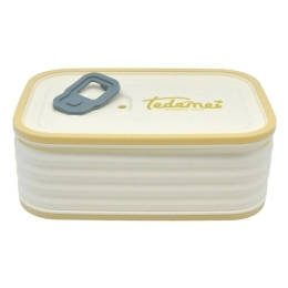 Φαγητοδοχείο 833962 15,5x10,8x5,3cm 580ml White-Beige Ankor Πλαστικό