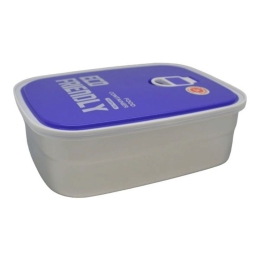Φαγητοδοχείο 834105 17,5x12,5x5,3cm 680ml White-Purple Ankor Ανοξείδωτο Ατσάλι