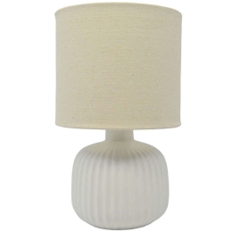 Φωτιστικό Επιτραπέζιο 834167 16x16x27cm E14 40W White-Beige Ankor