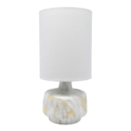 Φωτιστικό Επιτραπέζιο 834174 15x15x32cm 1xE14 40W White-Gold Ankor