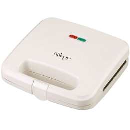 Τοστιέρα 2 Θέσεων 834389 24x23x7,5cm 750W Cream Ankor