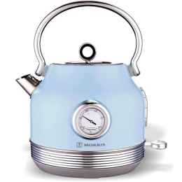 Βραστήρας Retro R20813WKBB 20x20x25cm 1,7lt 2200W Light Blue Morris Ανοξείδωτο Ατσάλι