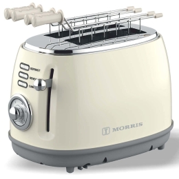 Φρυγανιέρα 2 Θέσεων Retro R20824TSC 850W Cream Morris
