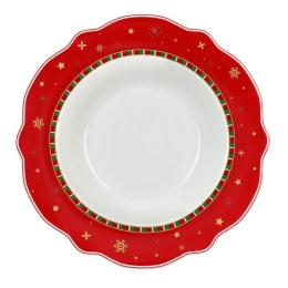 Πιάτο Σούπας Santa 760050 22cm Multi Marva