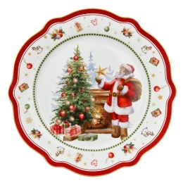 Πιάτο Ρηχό Santa 760049 27cm Multi Marva