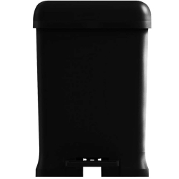 Κάδος Απορριμμάτων Tafline Soft Close 8961 37x24x54cm 38lt Black Viopsyctr Recycled