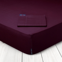 Σεντόνι 2205 Bordo Greenwich Polo Club King Size 270x280cm 100% Βαμβάκι