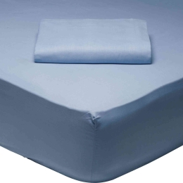 Σεντόνι 1005 Best Colors Ciel Das Home Υπέρδιπλo 230x260cm Χωρίς Λάστιχο 100% Βαμβάκι