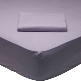 Σεντόνι 1009 Best Colors Lila Das Home Υπέρδιπλo 230x260cm Χωρίς Λάστιχο 100% Βαμβάκι