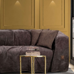 Ριχτάρι 2736 Brown Greenwich Polo Club Τριθέσιο 180x300cm Chenille
