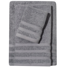 Πετσέτα 1233 Happy Grey Das Home Χεριών 30x50cm 100% Βαμβάκι