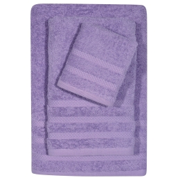 Πετσέτα 1235 Happy Purple Das Home Χεριών 30x50cm 100% Βαμβάκι