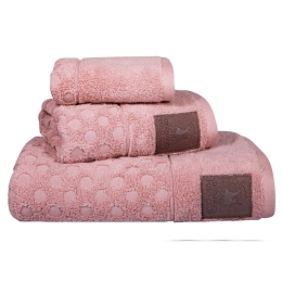 Πετσέτες 3058 (Σετ 3τμχ) Pink Greenwich Polo Club Σετ Πετσέτες 70x140cm 100% Βαμβάκι