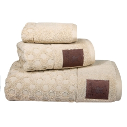 Πετσέτες 3060 (Σετ 3τμχ) Beige Greenwich Polo Club Σετ Πετσέτες 70x140cm 100% Βαμβάκι