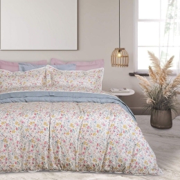 Κουβερλί 1681 Prestige Beige-Pink Das Home Υπέρδιπλo 220x240cm 100% Βαμβακοσατέν
